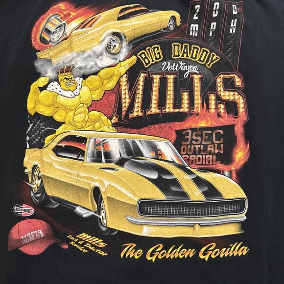 Big Daddy Mills Racing Tee Xxxl - Picture 5 of 5